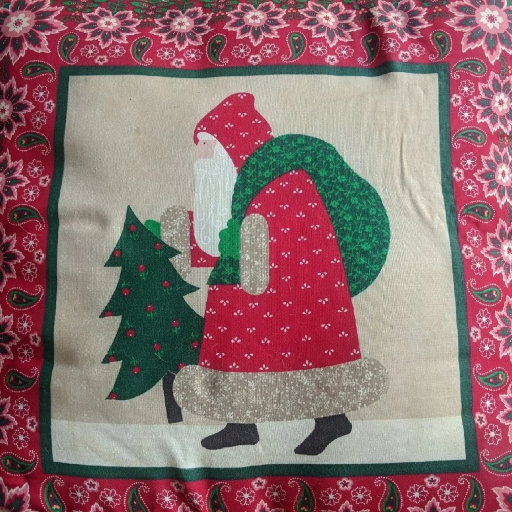 🎀 Vintage Christmas Pillow 🎀